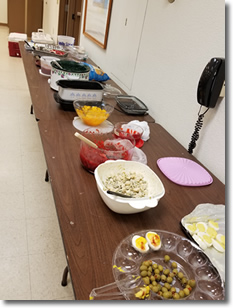 Potluck Food Table
